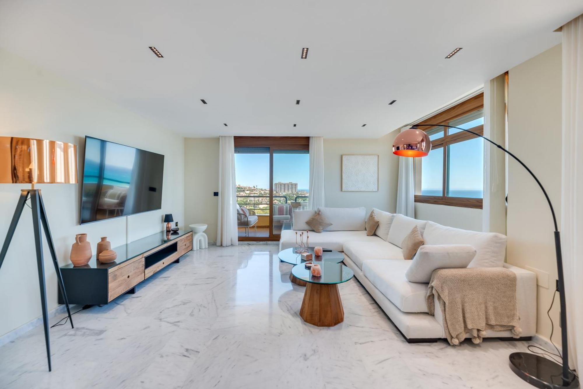 Apartamento Luxury 4Bdr Penthouse With Sea Views Benalmádena Exterior foto